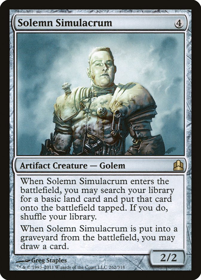 Solemn Simulacrum [Commander 2011] | The CG Realm