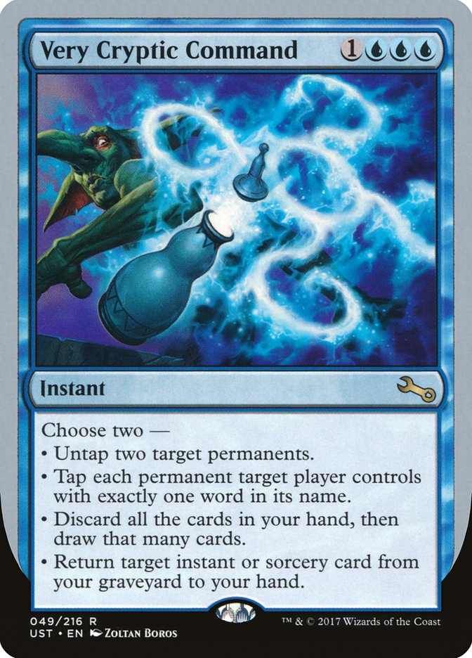 Very Cryptic Command (Untap) [Unstable] | The CG Realm