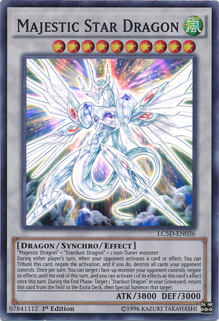 Majestic Star Dragon [LC5D-EN036] Super Rare | The CG Realm