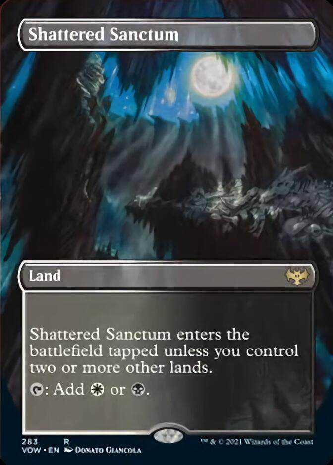 Shattered Sanctum (Borderless Alternate Art) [Innistrad: Crimson Vow] | The CG Realm