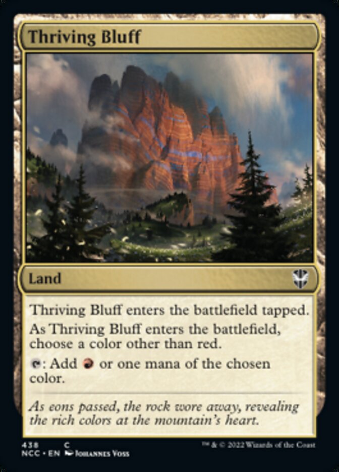 Thriving Bluff [Streets of New Capenna Commander] | The CG Realm