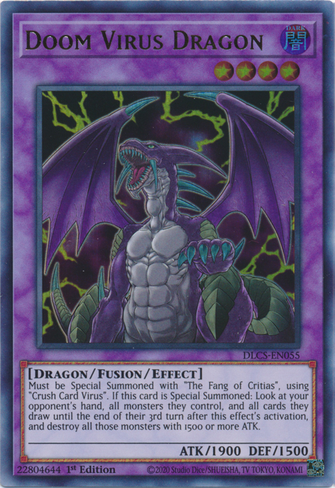 Doom Virus Dragon [DLCS-EN055] Ultra Rare | The CG Realm