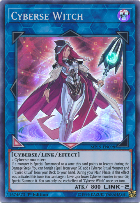 Cyberse Witch [MP19-EN098] Super Rare | The CG Realm