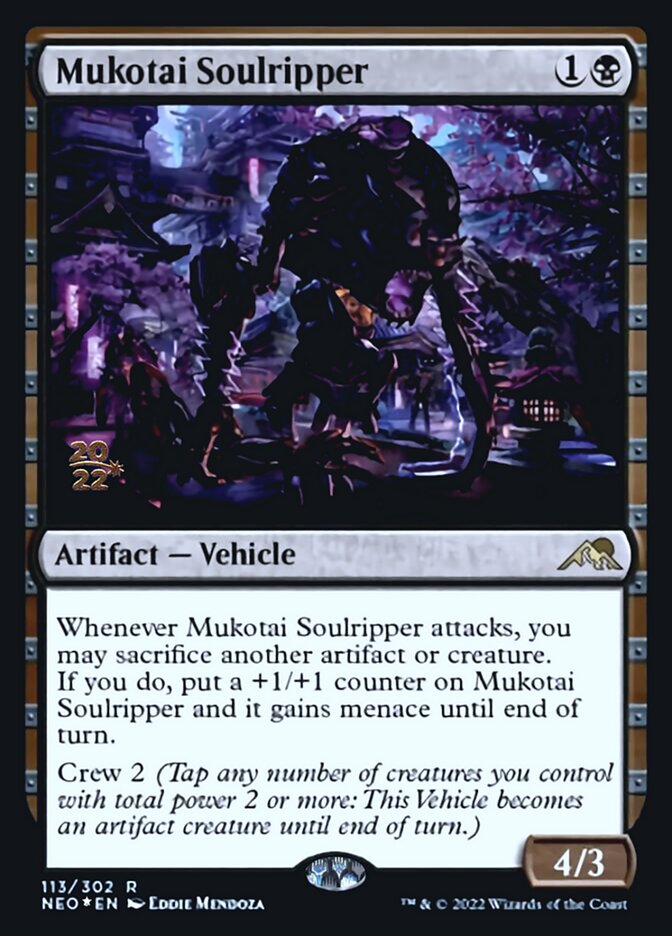 Mukotai Soulripper [Kamigawa: Neon Dynasty Prerelease Promos] | The CG Realm