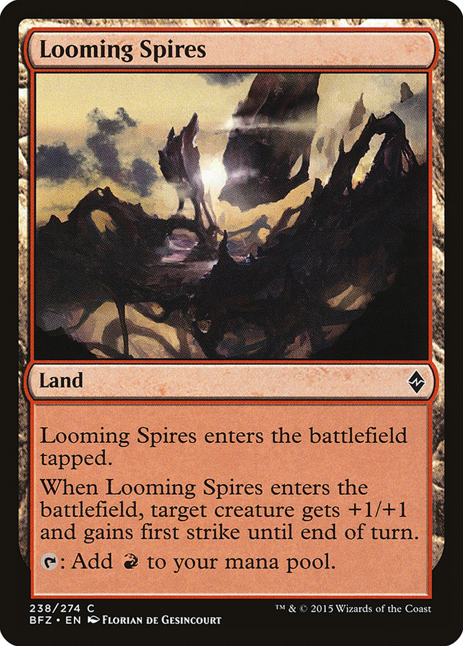 Looming Spires [Battle for Zendikar] | The CG Realm