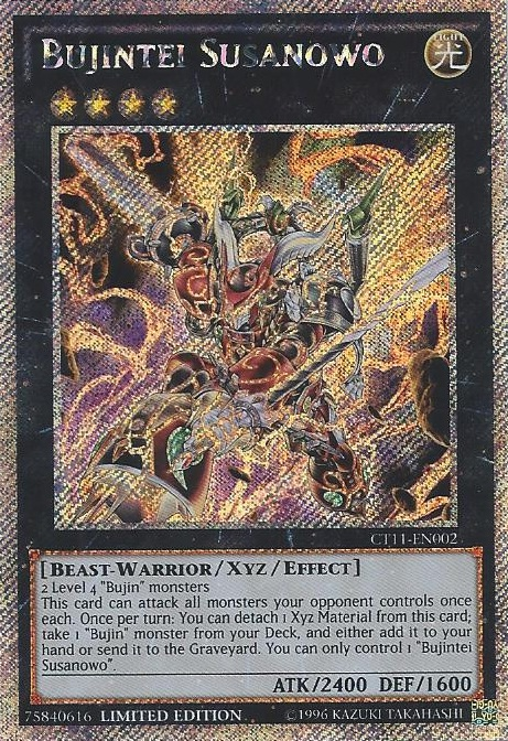 Bujintei Susanowo [CT11-EN002] Secret Rare | The CG Realm