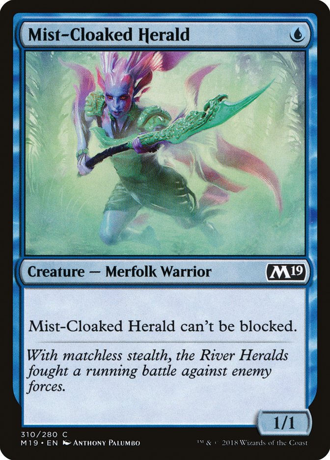 Mist-Cloaked Herald [Core Set 2019] | The CG Realm