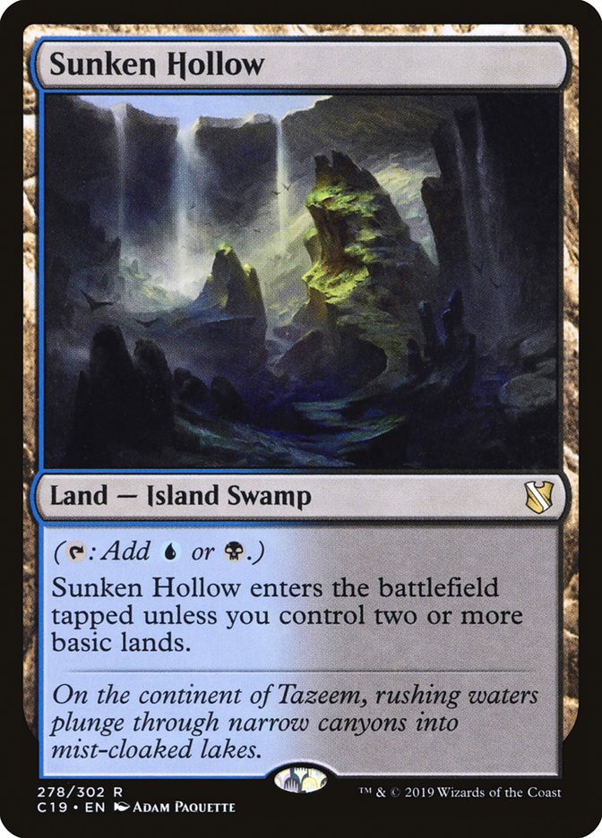 Sunken Hollow [Commander 2019] | The CG Realm