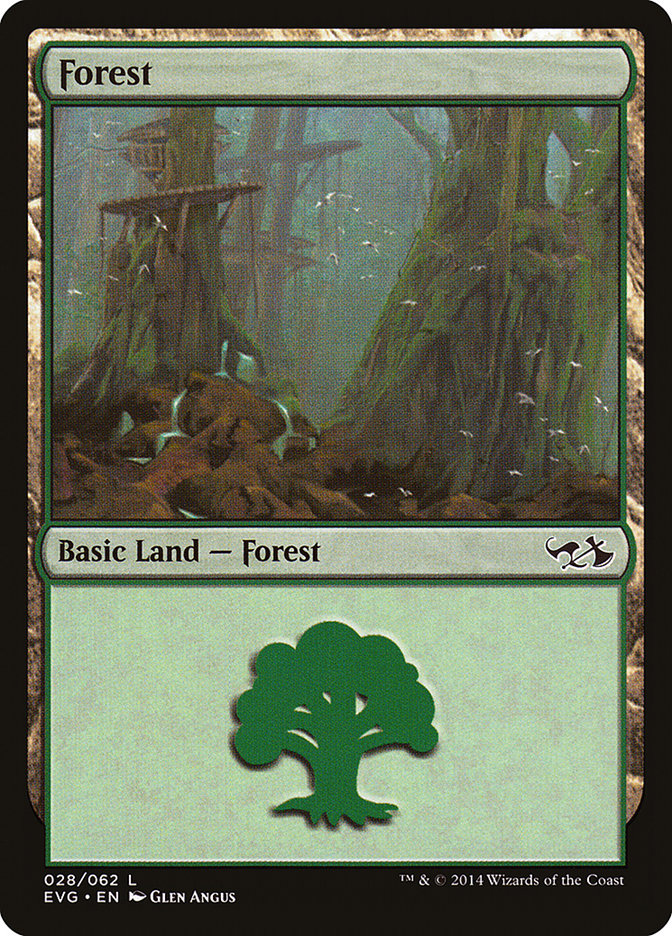 Forest (28) (Elves vs. Goblins) [Duel Decks Anthology] | The CG Realm