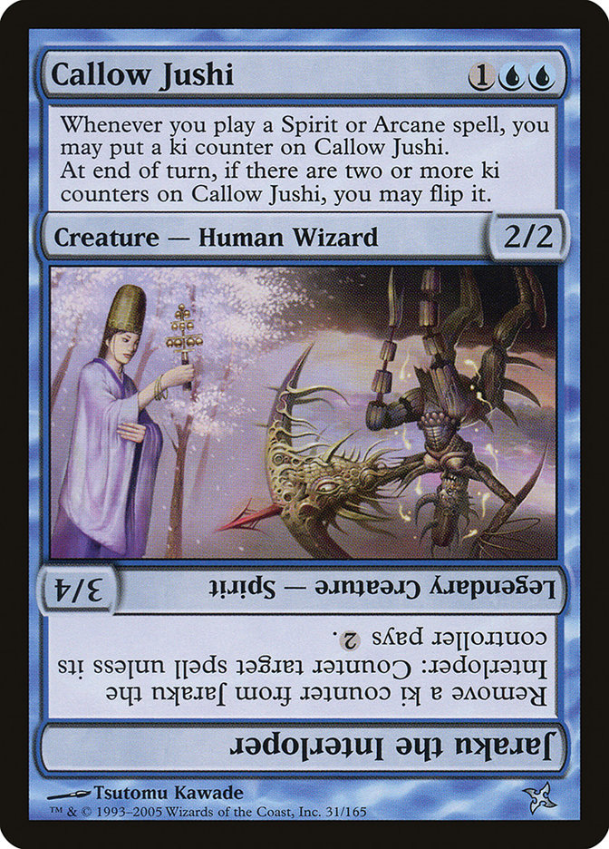 Callow Jushi // Jaraku the Interloper [Betrayers of Kamigawa] | The CG Realm