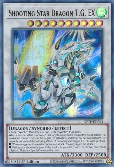 Shooting Star Dragon T.G. EX [GFTP-EN044] Ultra Rare | The CG Realm