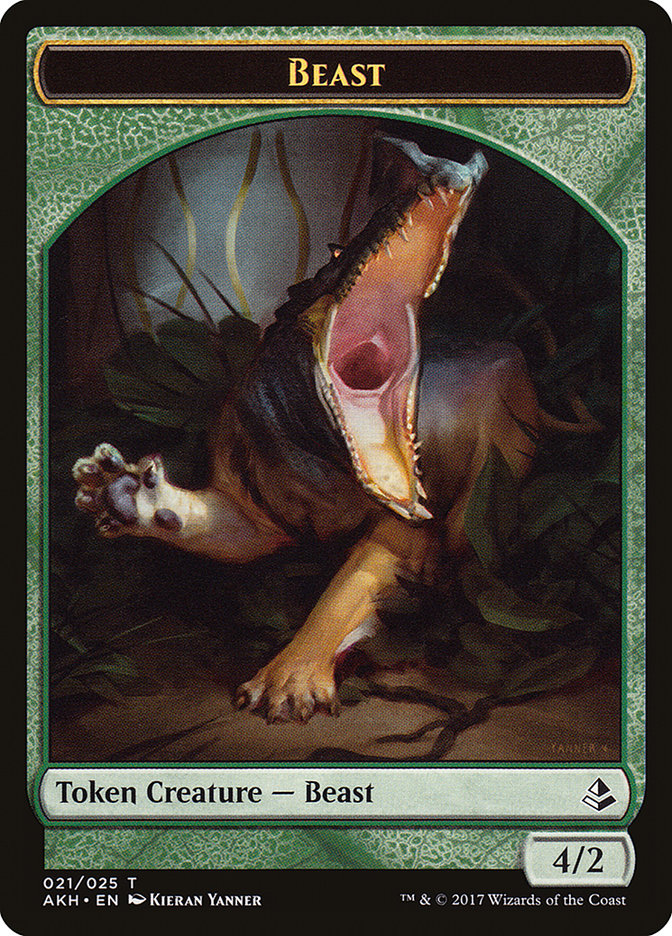 Beast Token [Amonkhet Tokens] | The CG Realm