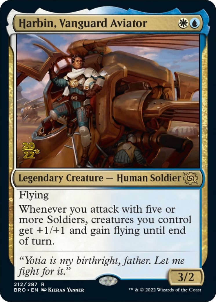 Harbin, Vanguard Aviator [The Brothers' War Prerelease Promos] | The CG Realm