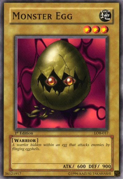 Monster Egg [LOB-017] Common | The CG Realm