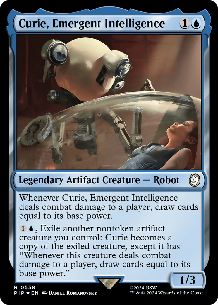 Curie, Emergent Intelligence (Surge Foil) [Fallout] | The CG Realm