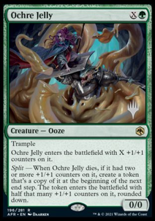 Ochre Jelly (Promo Pack) [Dungeons & Dragons: Adventures in the Forgotten Realms Promos] | The CG Realm