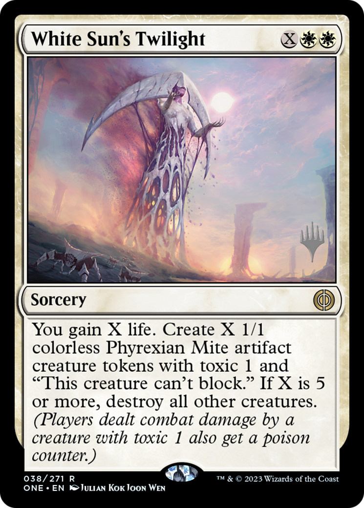 White Sun's Twilight (Promo Pack) [Phyrexia: All Will Be One Promos] | The CG Realm