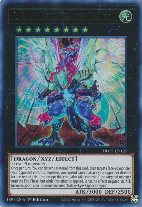 Galaxy-Eyes Cipher Dragon [DLCS-EN125] Ultra Rare | The CG Realm