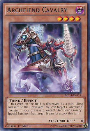 Archfiend Cavalry [MP14-EN083] Rare | The CG Realm