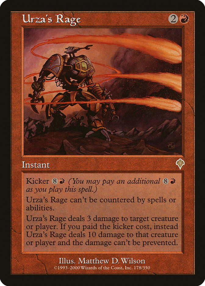 Urza's Rage [Invasion] | The CG Realm