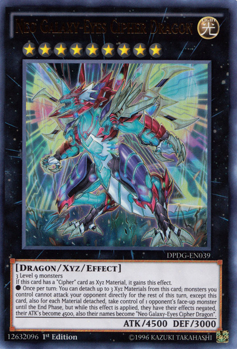 Neo Galaxy-Eyes Cipher Dragon [DPDG-EN039] Ultra Rare | The CG Realm