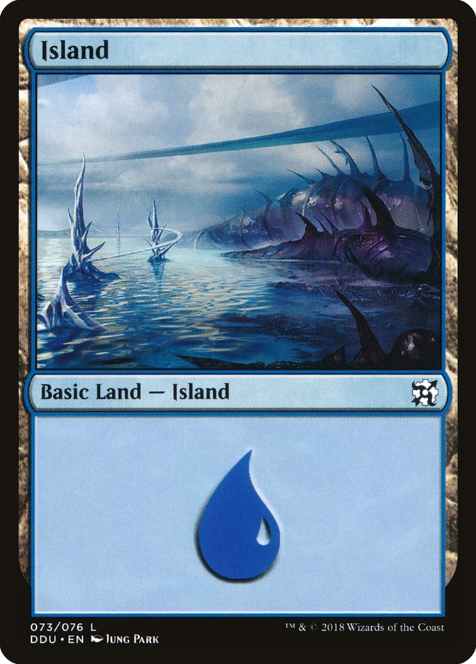 Island (73) [Duel Decks: Elves vs. Inventors] | The CG Realm