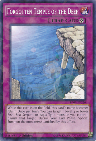 Forgotten Temple of the Deep [BP03-EN216] Shatterfoil Rare | The CG Realm