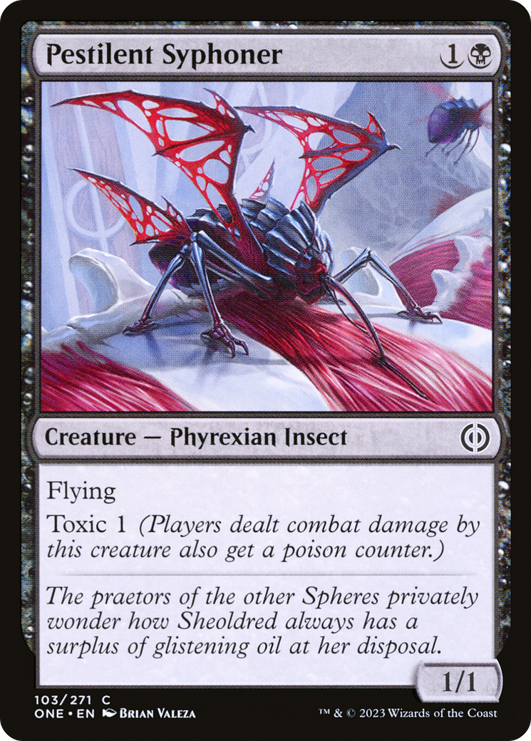 Pestilent Syphoner [Phyrexia: All Will Be One] | The CG Realm