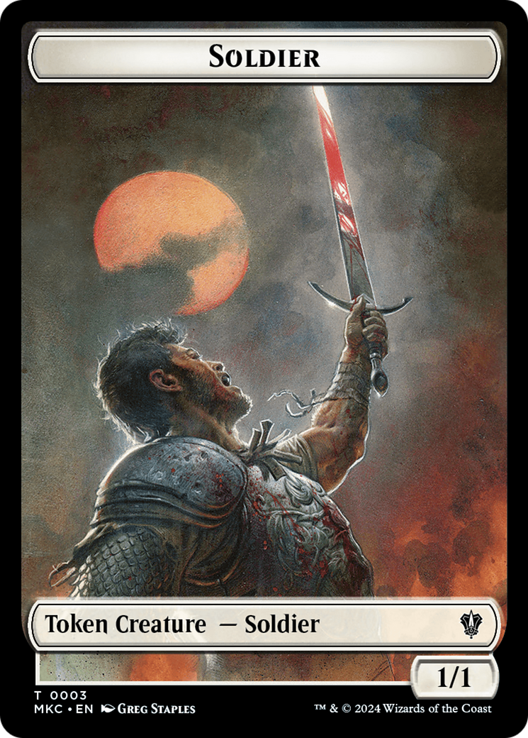 Soldier // Kobolds of Kher Keep Double-Sided Token [Murders at Karlov Manor Commander Tokens] | The CG Realm