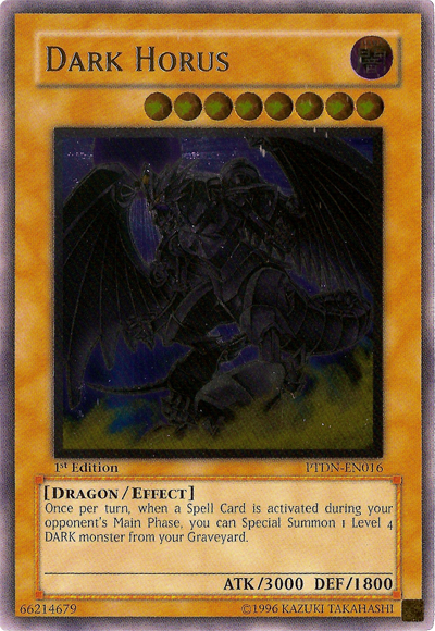 Dark Horus [PTDN-EN016] Ultimate Rare | The CG Realm