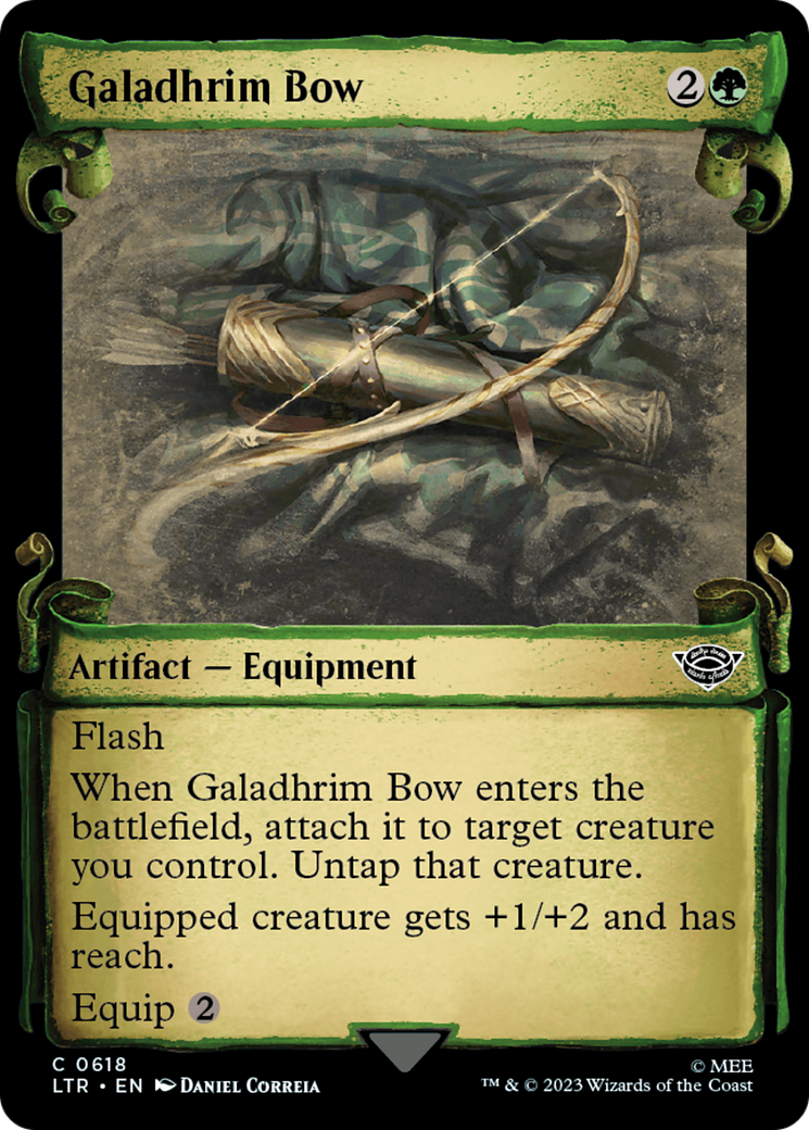 Galadhrim Bow [The Lord of the Rings: Tales of Middle-Earth Showcase Scrolls] | The CG Realm