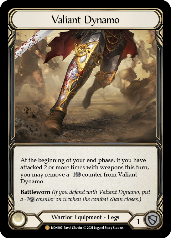 Valiant Dynamo [MON107-CF] (Monarch)  1st Edition Cold Foil | The CG Realm