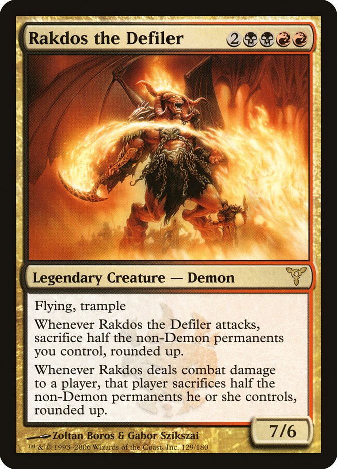 Rakdos the Defiler [Dissension] | The CG Realm