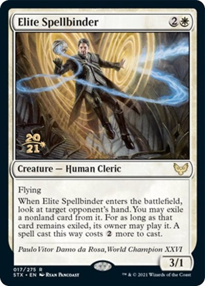 Elite Spellbinder [Strixhaven: School of Mages Prerelease Promos] | The CG Realm