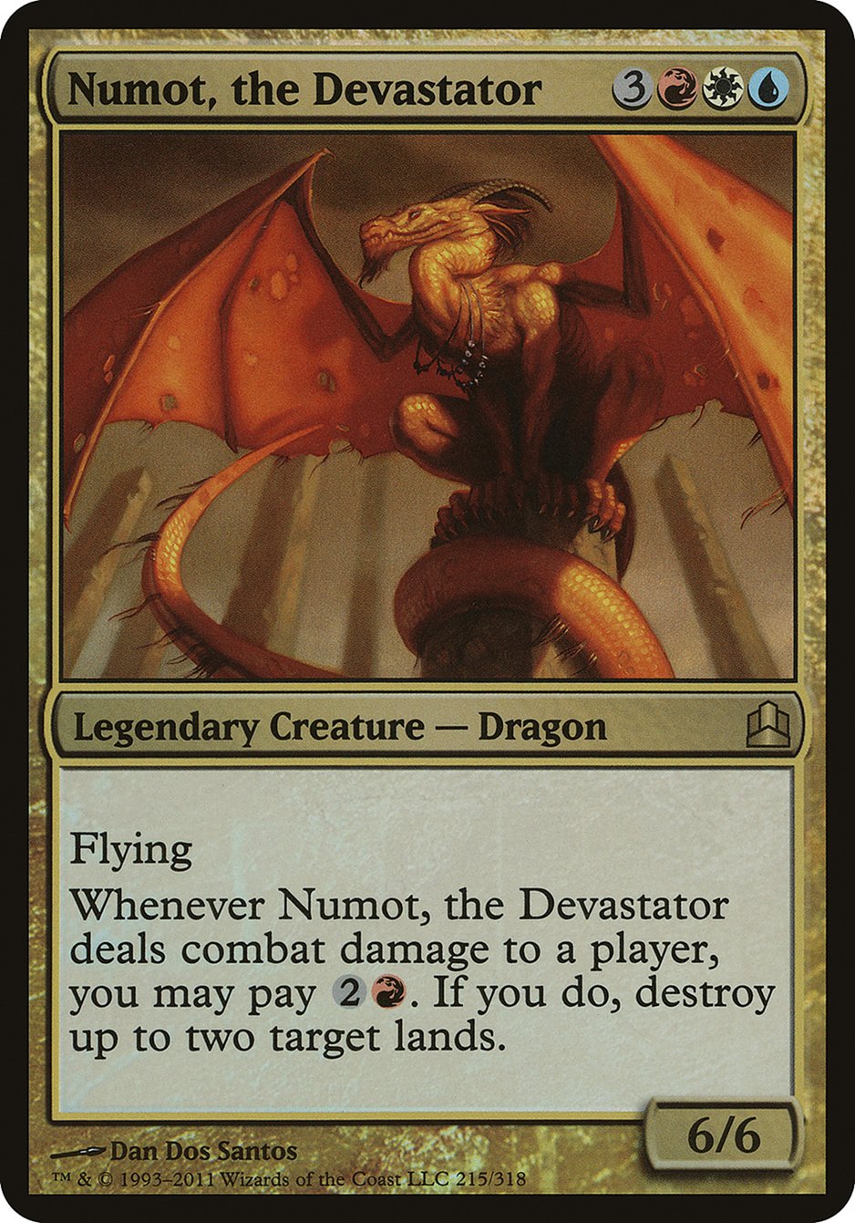 Numot, the Devastator (Oversized) [Commander 2011 Oversized] | The CG Realm