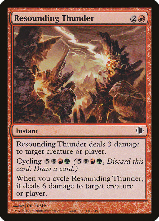 Resounding Thunder [Shards of Alara] | The CG Realm