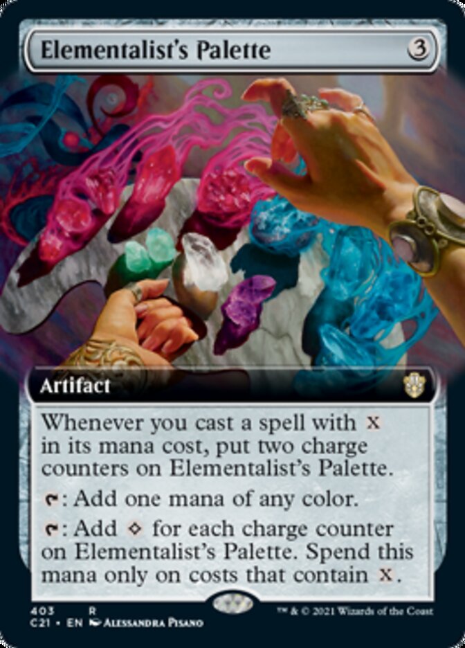 Elementalist's Palette (Extended Art) [Commander 2021] | The CG Realm