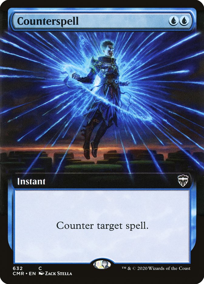 Counterspell (Extended Art) [Commander Legends] | The CG Realm