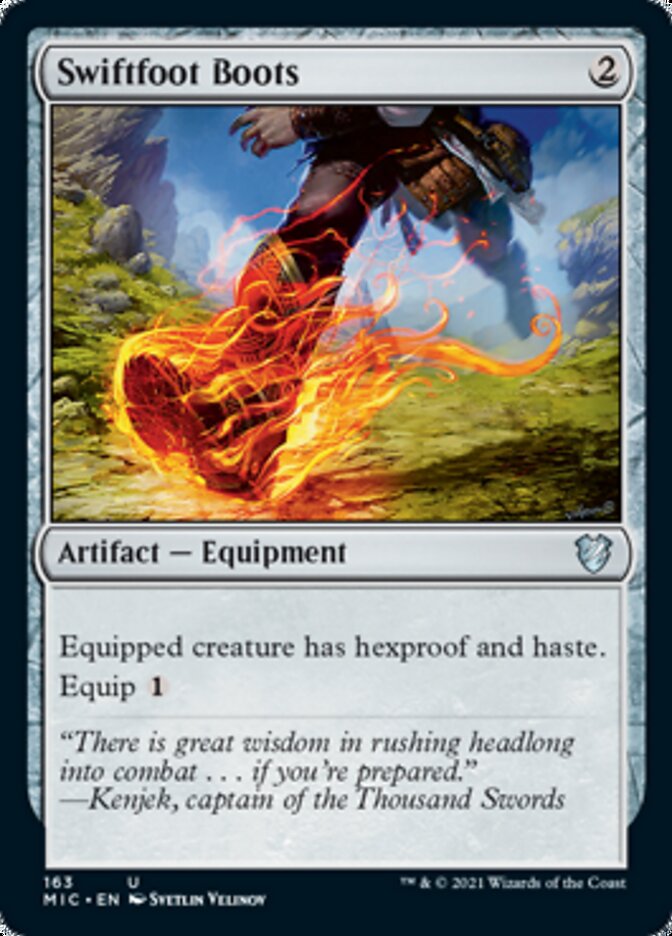 Swiftfoot Boots [Innistrad: Midnight Hunt Commander] | The CG Realm