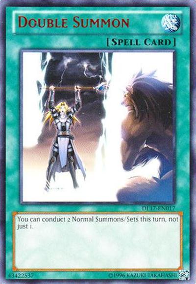 Double Summon (Blue) [DL17-EN017] Rare | The CG Realm