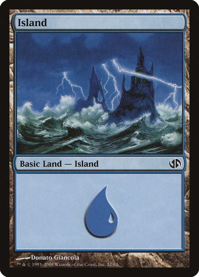 Island (32) [Duel Decks: Jace vs. Chandra] | The CG Realm