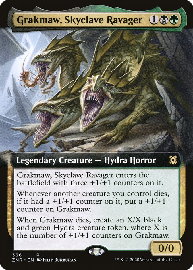 Grakmaw, Skyclave Ravager (Extended Art) [Zendikar Rising] | The CG Realm