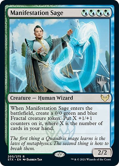 Manifestation Sage (Promo Pack) [Strixhaven: School of Mages Promos] | The CG Realm