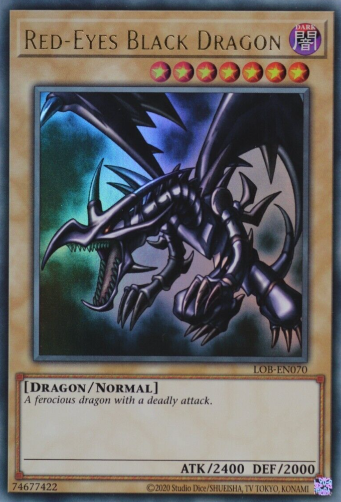 Red-Eyes Black Dragon (25th Anniversary) [LOB-EN070] Ultra Rare | The CG Realm