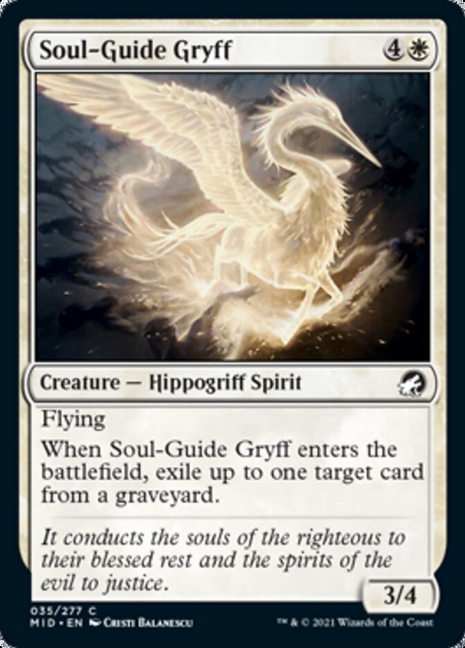 Soul-Guide Gryff [Innistrad: Midnight Hunt] | The CG Realm