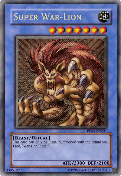 Super War-Lion [PP02-EN001] Secret Rare | The CG Realm