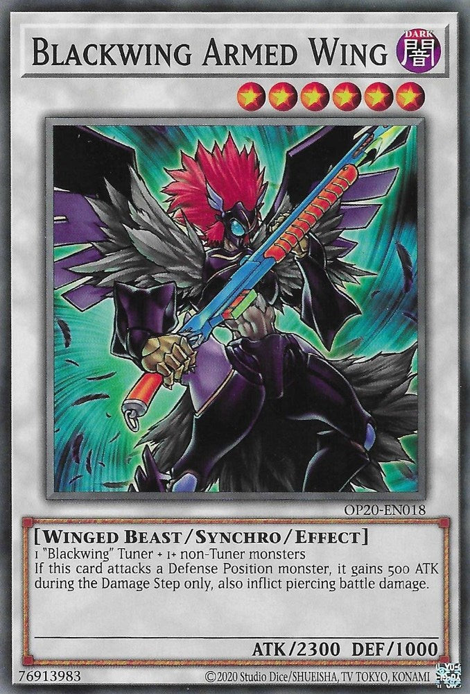 Blackwing Armed Wing [OP20-EN018] Common | The CG Realm