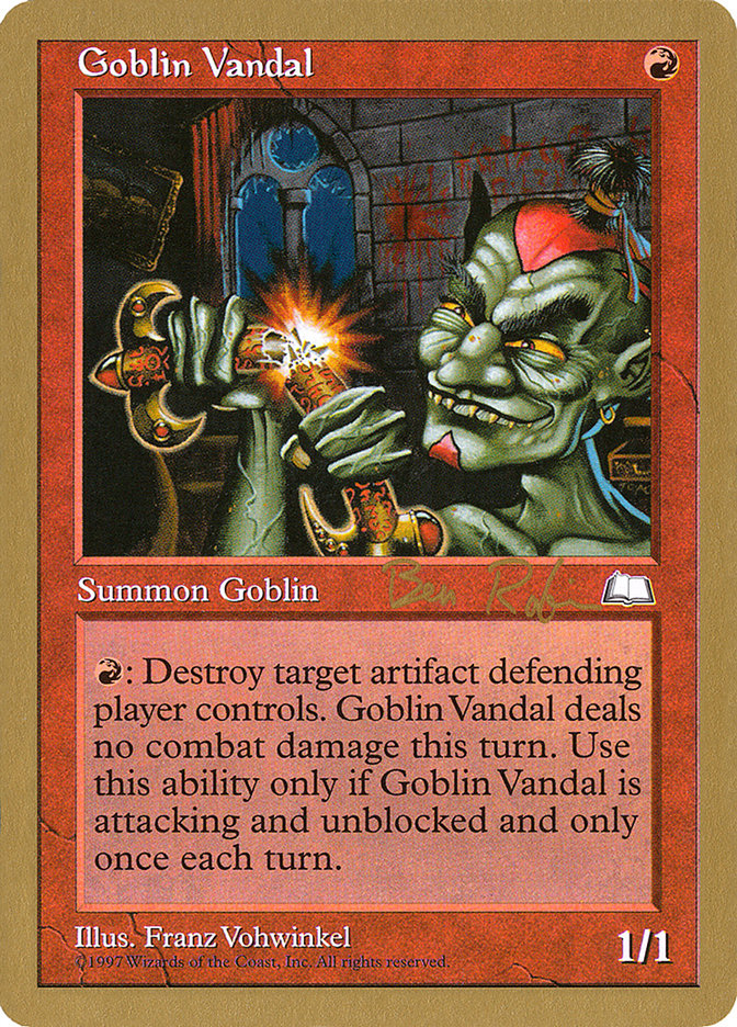 Goblin Vandal (Ben Rubin) [World Championship Decks 1998] | The CG Realm