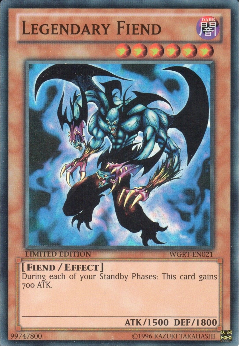 Legendary Fiend [WGRT-EN021] Super Rare | The CG Realm