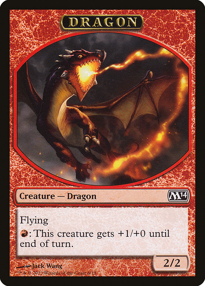 Dragon Token [Magic 2014 Tokens] | The CG Realm